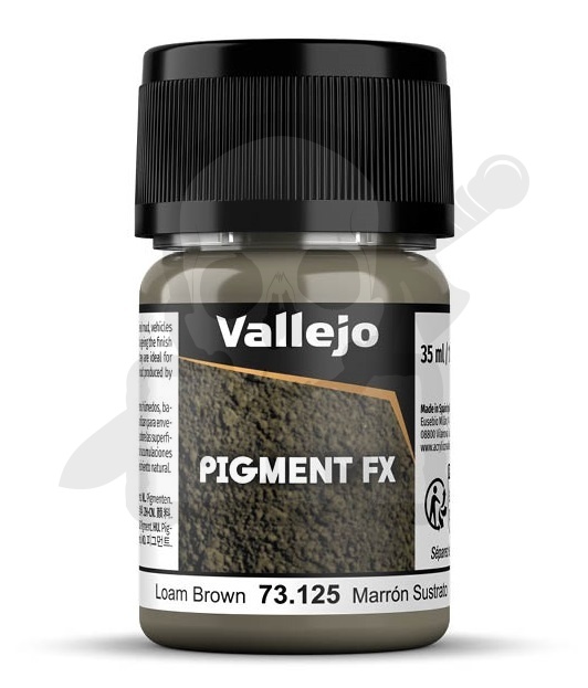 Battle-Models > Vallejo 73125 Pigment FX 35 ml Loam Brown